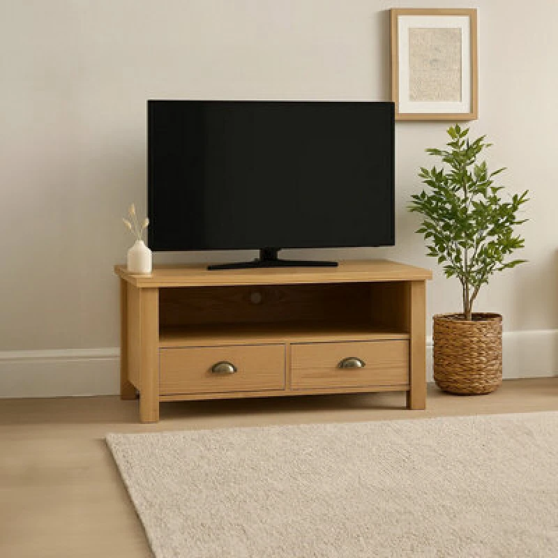 Image of Premier Housewares Westbury Media Unit Natural