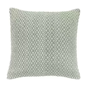 image of Gallery Interiors Lerwick Cushion Cover in Sage