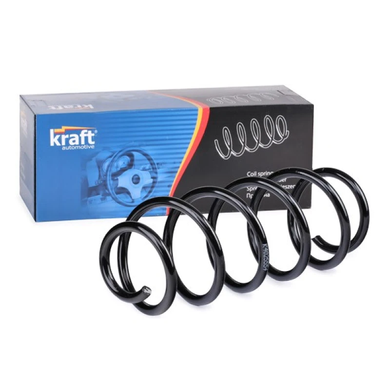 Image of KRAFT 4025554 Coil spring Front Axle Coil Spring (188)