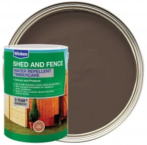 Image of Wickes Water Repellent Timbercare - Light Brown 5L