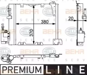 Image of Condenser Air Conditioning 8FC351301-371 by BEHR