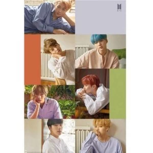 Image of BTS Group Collage Poster