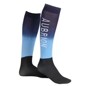 Image of Aubrion Childrens/Kids Abbey Boot Socks (One Size) (Navy)