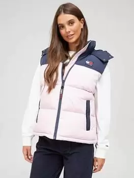 Image of Tommy Jeans Cblk Alaska Padded Vest - Multi Size M Women