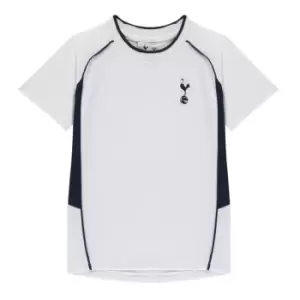 Image of Source Lab Tottenham Hotspurs Poly T Shirt Juniors - White