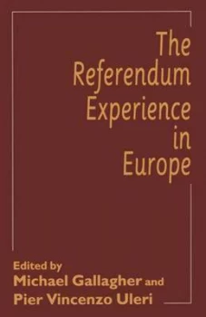 Image of The Referendum Experience in Europe by Pier Vincenzo Uleri Paperback