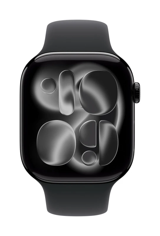 Image of Apple MXM43ZM/A Smart Wearable Accessories Band Black Fluoroelastomer MXM43ZM/A