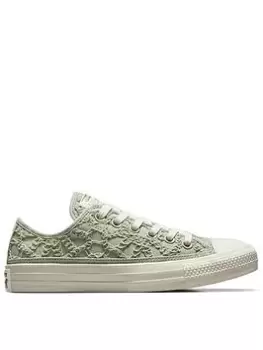 Converse Chuck Taylor All Star Low, Green, Size 5, Women