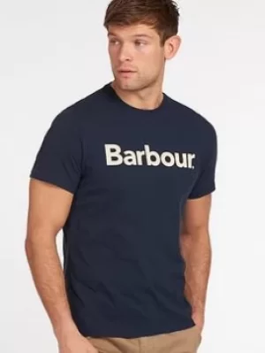 Image of Barbour Logo T-Shirt, Navy Size XL Men