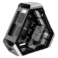 Image of Jonsbo TR03 Silver tempered glass front panel/Window Triangular Case