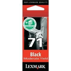 image of Lexmark 71 Black Ink Cartridge