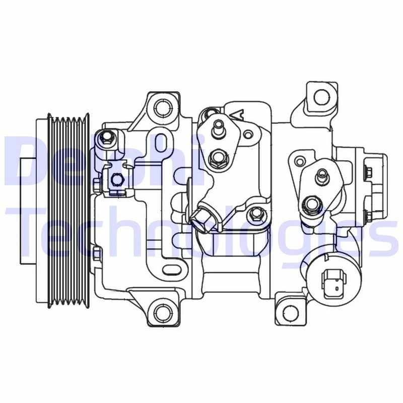 Image of DELPHI Air conditioning compressor DELPHI CS20478