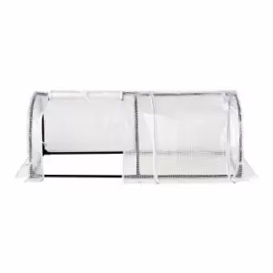 image of Gardenkraft 2 Section Grow Tunnel Greenhouse - Clear