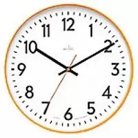 image of Acctim Tangerine Dream Hugo Wall Clock 30cm