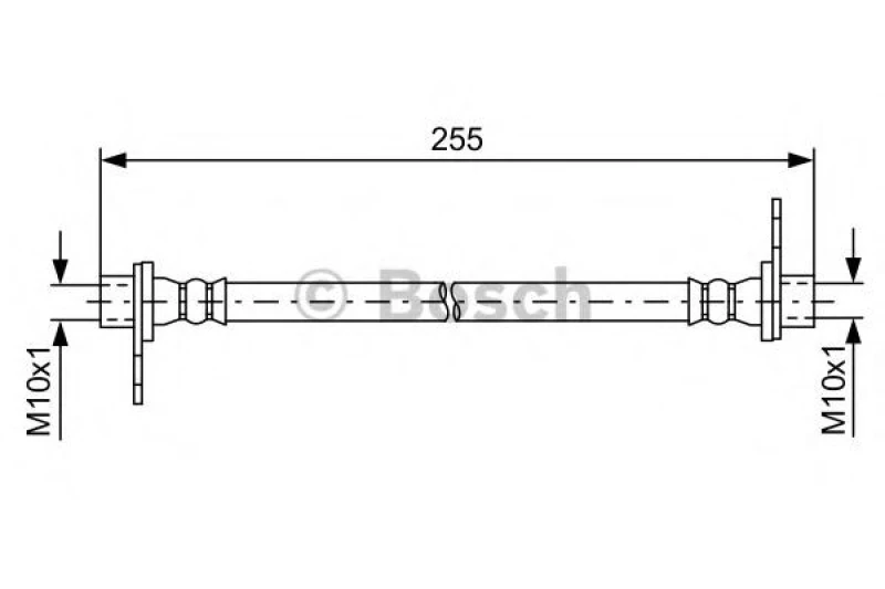 Image of Bosch 1 987 481 586 Brake Hose Brake Hose (83)