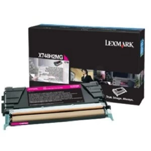 Lexmark X748H2MG Magenta Laser Toner Ink Cartridge