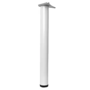 Image of GTV Adjustable Breakfast Bar Worktop Support Table Leg 1100mm - White, Pack of 3