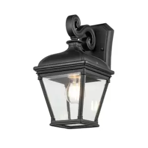 image of Bayview Outdoor Wall Lantern Black, IP44