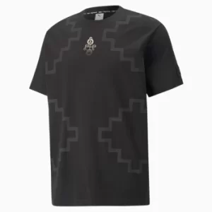 Image of Womens PUMA x Pronounce Elevated T-Shirt, Black, size Large, Clothing