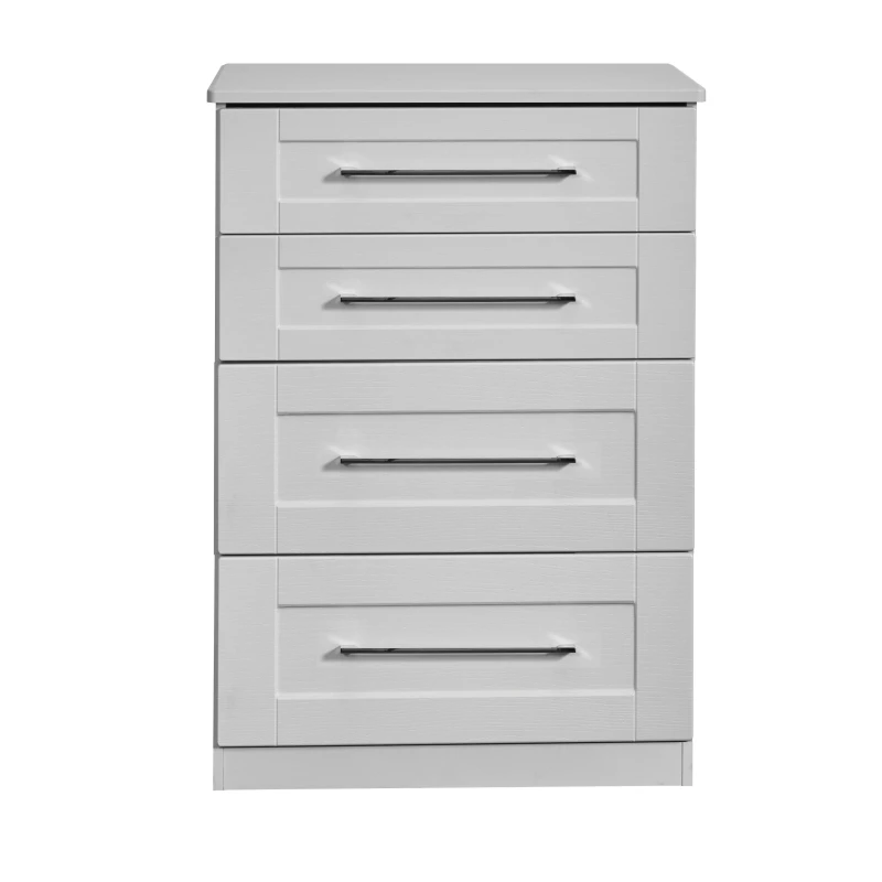 Image of Ripon 4 Drawer Deep Chest In Grey Ash (Ready Assembled)