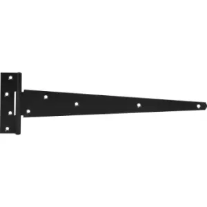 image of GateMate Medium Tee Hinges 450mm Epoxy (2 Pack) in Black