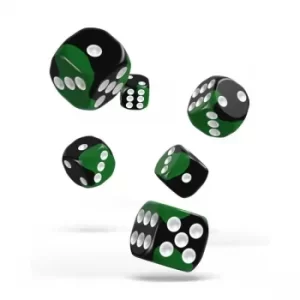 image of Oakie Doakie Dice D6 Glow in the Dark (Biohazard)