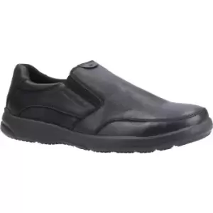 Image of Hush Puppies Mens Aaron Slip On Leather Loafer Shoes UK Size 11 (EU 45)
