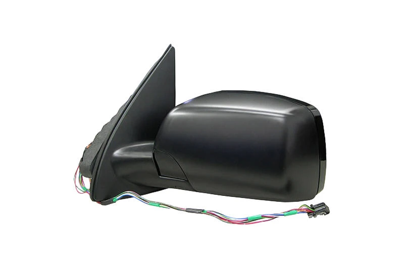 Image of PRASCO BM8207114 Wing mirror Left, black, Aspherical Outside Mirror (50)