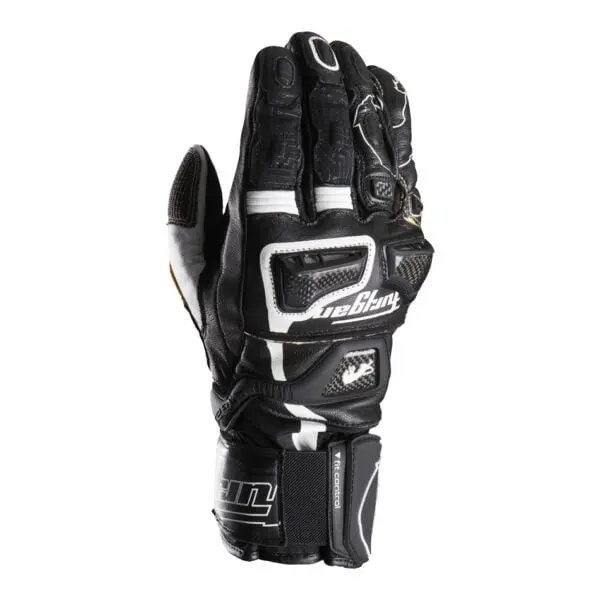 Image of Furygan Styg20 X Kevlar Gloves Black White Size 2XL