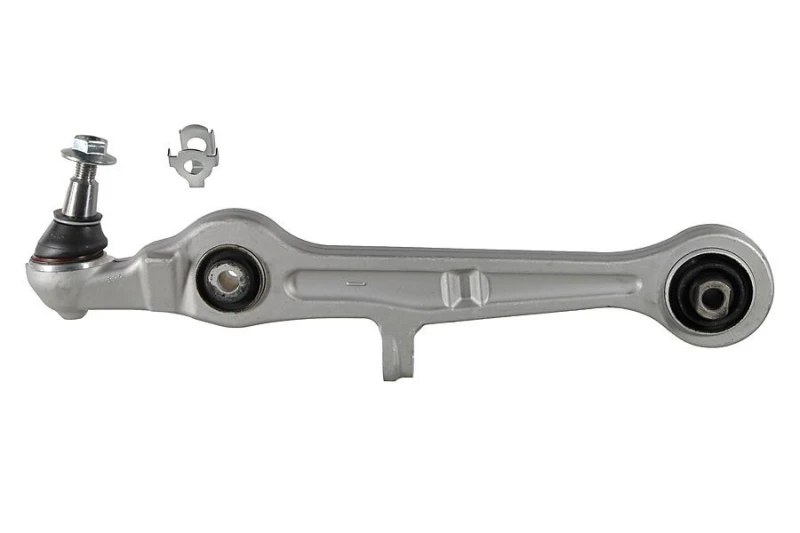Image of METZGER 58009418 Suspension arm Control Arm, Aluminium, COMPETENCE KIT, Front, with rubber mount, with fastening/mounting material Track Control Arm