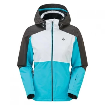 image of Dare2B Radiate Waterproof Ski Jacket - Azure/White