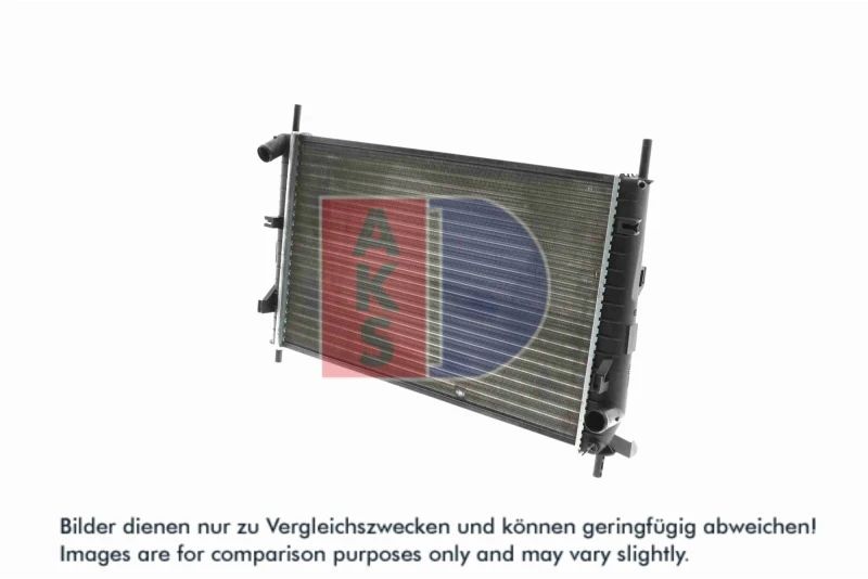 Image of AKS DASIS 090071N Engine radiator Aluminium, Brazed cooling fins Radiator,engine cooling (470)