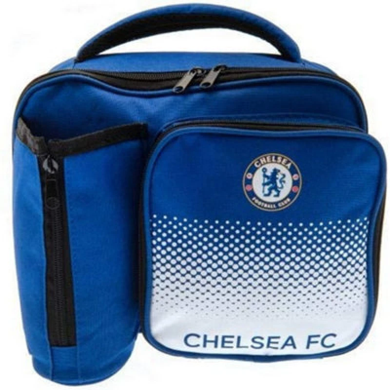 Image of Chelsea Fc Fade Lunch Bag Blue/white (One Size)