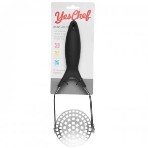 Image of Yes Chef Steel Masher - Black