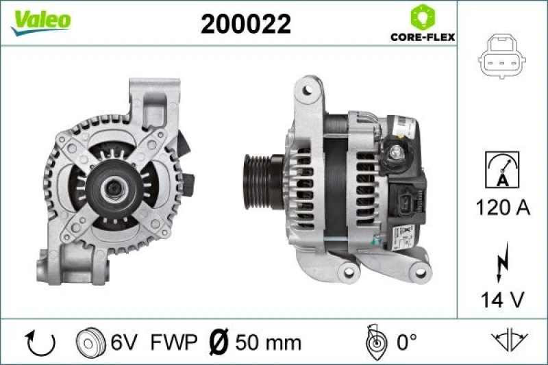 Image of Alternator VALEO 200022