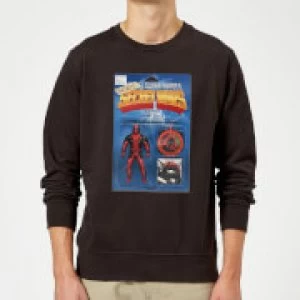 Image of Marvel Deadpool Secret Wars Action Figure Sweatshirt - Black