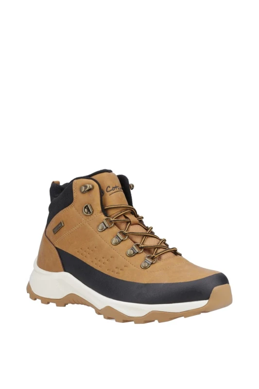 Image of Cotswold Mens Ryeford Waterproof Walking Ankle Boots - UK 12 Brown male GDE2808TAN12