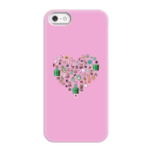 image of Pixel Sprites Heart Phone Case - iPhone 5/5s - Snap Case - Gloss