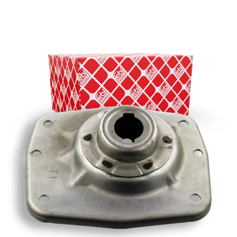 Image of FEBI BILSTEIN 11970 Top strut mount Front Axle Left, without ball bearing Elastomer Suspension Strut Support Bearing (1180)