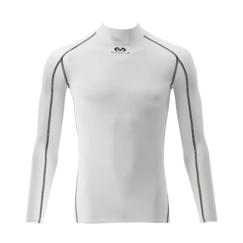 Image of McDavid Long Sleeve Body Shirt Mock Neck - White White S