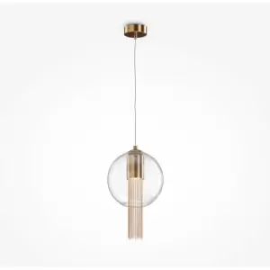 Maytoni Maytoni Flusso i Modern Slim Pendant Ceiling Light Bronze GU10