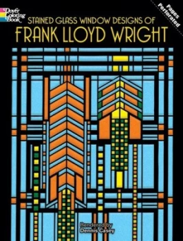 Image of Stained Glass Window Designs of Frank Lloyd Wright by Dennis Casey Paperback