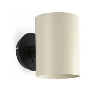 Image of Faro Guadalupe Black, Beige Up Down Wall Lamp