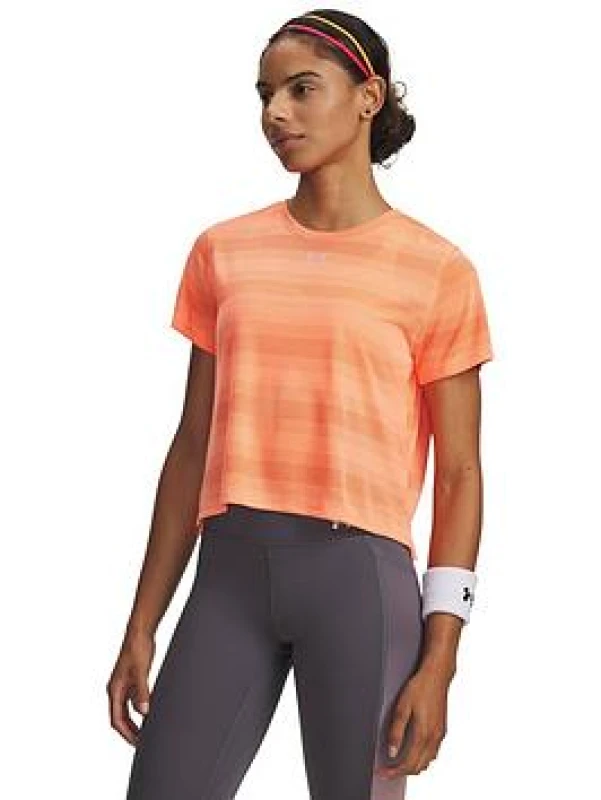 Image of Womens T-Shirt Under Armour Velociti Bleu Female L
