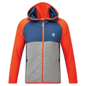 Image of Dare2B Hasty Core Stretch Full Zip Hoodie - BlzOr/DkDenm