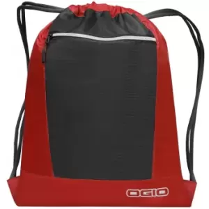 image of Endurance Pulse Drawstring Pack Bag (Pack Of 2) (One Size) (Deep Red/ Black) - Ogio