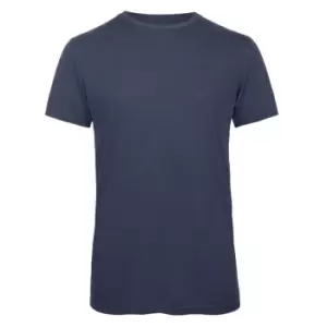 Image of B&C Mens Favourite Short Sleeve Triblend T-Shirt (3XL) (Heather Navy)