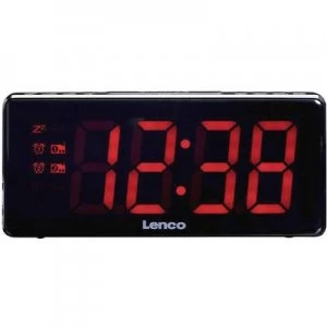 image of Lenco CR-30BL Radio alarm clock FM Black