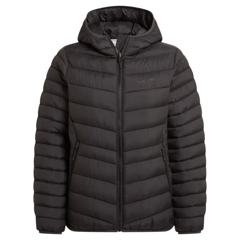 Image of Craghoppers Womens Compresslite IX Hooded Water Repellent Insulating Jacket in Black Size: 18 Black Female 18