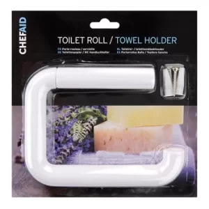 Image of Chef Aid Toilet Roll Holder, White